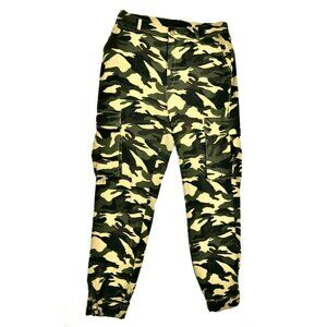 Celebrity Fashion By Hera Collection Cargo Camouflage Jogger Pants Wms Large New